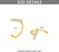 wholesale 14K Gold Diamond Ear Cuff Set Minimalist Jewelry for Women-0-4