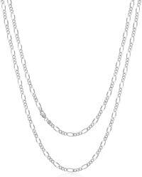 wholesale Sterling Silver Figaro Chain Necklace for Women Men 3 5mm 16 24inch-Length 16 Inch White