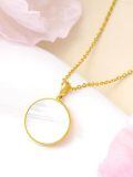 TOUPOP 14K Gold Sun Moon Pendant Necklace Gift for Women-0-2