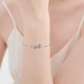 wholesale 925 Sterling Silver Infinity Bracelet Wholesale With Blue Dragonfly Charms-0-4