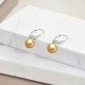 wholesale Sterling Silver Pearl Leverback Dangle Earrings for Women Gifts - Rhodium Plated-0-42
