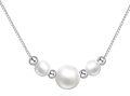 wholesale 925 Sterling Silver Natural Freshwater Cultured Pearls & Beads Pendant Necklaces for Women Gifts Jewelry Accessories 48cm Chain Length (White)-0-0
