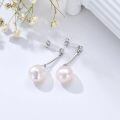 wholesale 925 Sterling Silver Drop Earrings Wholesale With Pearl-0-4