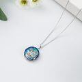 wholesale 925 Sterling Silver Tropical Beach Pendant Necklace-0-2