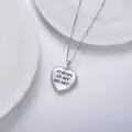 TOUPOP Sterling Silver Heart Locket Sister Jewelry Gifts-0-5