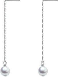 wholesale 925 Sterling Silver Drop Pearl Earring-Pearl