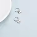 TOUPOP Sterling Silver Hypoallergenic Huggies Hoop Earrings-0-5