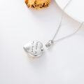 wholesale 925 Sterling Silver Sunflower Heart Urn Necklace for Ashes Keepsake Memorial s for Women Girls-0-2