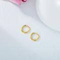 wholesale 18K Gold (Au750) Hypoallergenic Nickel-Free 10mm Huggie Hoop Earrings 0.86g-0-2