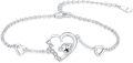 wholesale S925 Sterling Silver Koala Heart Charm Bracelet for Girls Women Teens Wife Girlfriend Christmas Birthday Gift-0-0
