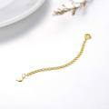 wholesale 14k Rose Gold Chain Bracelet Wholesale With Heart Charm-0-4