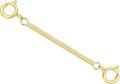 wholesale 14k Yellow Gold Snake Chain Extender with Double Spring Clasp 1/2/3/4/5 Lengths-0-0
