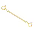 wholesale 14k Yellow Gold Snake Chain Extender with Double Spring Clasp 1/2/3/4/5 Lengths-0-0