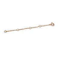 wholesale 925 Sterling Silver Plated 14k Yellow Gold 2 3 4 Necklace Chain Extender Dainty Strong Removable Jewelry Extension for Necklaces & Bracelets-4 Inches Rose Gold