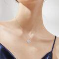 wholesale 14K Gold Moissanite Heart Pendant Necklace for Women 16 18 Inch-0-9