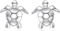 wholesale 925 Sterling Silver Sea Turtle Stud Earrings for Women Girls Gift Idea-Turtles