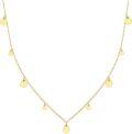 wholesale 18K Gold Plated Sterling Silver Dainty Disc Chain Choker Necklace for Women-0-6