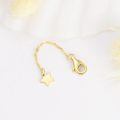 wholesale 14k Gold Star Pendant Chain With Lobster Clasp-0-3