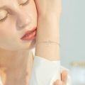 wholesale 925 Sterling Silver Infinity Bracelet with Opal Charm for Nurses and Women-0-3
