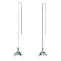 wholesale 925 Sterling Silver Rainbow Enamel Earrings-0-0