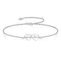 TOUPOP 14K Gold Zircon Personalized Name Bracelet Anklet For Women-0-2