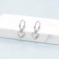 wholesale TOUPOP Sterling Silver Huggies Hoop Earrings For Women Hypoallergenic Cartilage Heart Star Dangle Drop Earrings Everyday Jewelry For Women -0-1