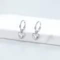 TOUPOP Sterling Silver Hypoallergenic Huggies Hoop Earrings-0-1