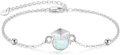 wholesale 925 Sterling Silver Opal Graduation Cap Charm Bracelet Gift for Women-0-0