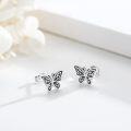 wholesale 925 Sterling Silver Celtic Knot Butterfly Stud Earrings for Women and Girls-0-1