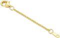 wholesale 14K Gold (Au585) Hypoallergenic Nickel-Free Polished Jewelry Extender Chain - 0.5/1/1.5/2/3 Inch with Lobster Clasp-0-0
