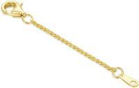wholesale 14K Gold (Au585) Hypoallergenic Nickel-Free Polished Jewelry Extender Chain - 0.5/1/1.5/2/3 Inch with Lobster Clasp-style 4(Yellow)-Lobster Clasp