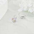wholesale 925 Sterling Silver Daisy Flower Drop Earrings  for Women-0-2