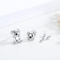 wholesale 925 Sterling Silver Hypoallergenic Cute Koala Animal Stud Earrings for Women Girls Gift Jewelry-0-1