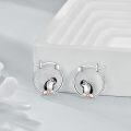 wholesale 925 Sterling Silver Penguin Hoop Earrings for Women Girls Gift Idea-0-1