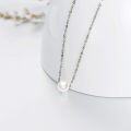 wholesale 14K Gold Chain with Freshwater Pearl Pendant (8mm) - Elegant Minimalist Design-0-8