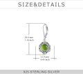 wholesale Sterling Silver Gemstone Leverback Dangle Drop Filigree Earrings for Women-0-34