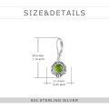 wholesale 925 Sterling Silver Earrings Wholesale With Blue Gemstone Drop-0-34