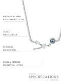 wholesale 925 Sterling Silver Opal Branch Photo Locket Necklace Wholesale With Couple Image-0-1