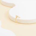 wholesale 14K Gold Stone Daisy Butterfly Nose Ring Stud 20G Women s Jewelry Gift-0-4