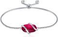wholesale  Sterling Silver Gemstone Dainty Link Bracelet for Women -0-72