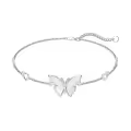 TOUPOP Sterling Silver Beaded Celtic Infinity Butterfly Anklet-0-0