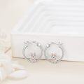 wholesale 925 Sterling Silver Hypoallergenic Dog Hoop Earrings for Women - Christmas Gift Ideas-0-3