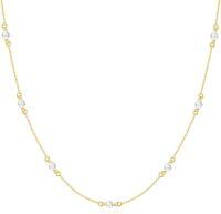 wholesale 14K Gold Chain with Pearls 14K Gold  for Her Mother's Day Present-05-7 Choker Pearl