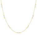 wholesale 14k Gold Leaf Pendant With Pearl And Diamonds-0-0