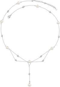 wholesale 925 Sterling Silver 925 Pearl Y-Shaped Pendant Necklace Trendy Beaded Chain Dainty s for Her-White