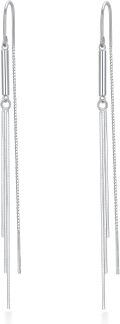 wholesale 925 Sterling Silver Threader Drop Dangle Chain Earrings for Women Gift Jewelry-0-0