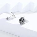 wholesale 925 Sterling Silver Wolf Rune Stud Earrings-0-1