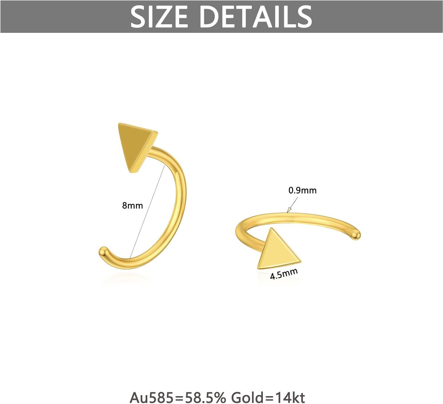 wholesale Gold Arrow Shape Open Top Ear Cuff Set for Women-0-4