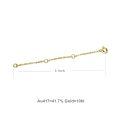 wholesale 925 Sterling Silver Plated 14k Yellow Gold 2 3 4 Necklace Chain Extender Dainty Strong Removable Jewelry Extension for Necklaces & Bracelets-0-13