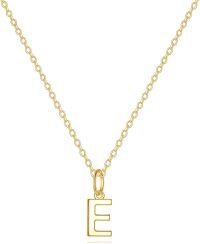 wholesale 14K Gold Letter Pendant Necklace 18 -E-Initial Necklace